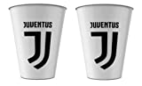 Set 2 Vasos Plástico 260ml Sin BPA Partidario / Regalo Niño Producto Oficial (Juventus)