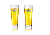 Juego de 2 vasos de cerveza Heineken de 25 cl.