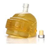 ZIXIAN Aireador Decantador Juego de vasos de whisky Jarra de whisky Cristal de vino Casco de vidrio único Diseño de decantador Botella Whisky, Vodka, Accesorios Barra de herramientas de regalo Decantador de vino