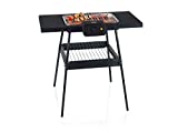Barbacoa eléctrica Tristar 2 en 1 - 36,5 x 25,5 cm, 2000 Watt, parrilla de suelo y de mesa, termostato sin niveles, BQ-2870, negra