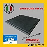 PIEDRA DE LAVA para JABÓN BARBACOA DE GAS JABÓN BARBACOA 3cm TODAS LAS MEDIDAS 3cm (50 x 35 cm 03)