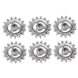 DierCosy automático Metalc marco giratorio accesorios DIY engranaje eléctrico Motor barbacoa asador parrilla herramientas 6 uds