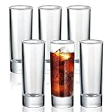 Set de 6 Copas de Licor Chupitos 6 cl, Vasos Amaro para Whisky Tequila Vodka