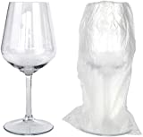 PZ 4 VASO LAVABLE 400 CC EN TRITAN PARA VINO PROSECCO COPAS DE VINO TRANSPARENTE COPAS DE PLÁSTICO PARA VINO HAPPY HOUR APERITIF APERICENA