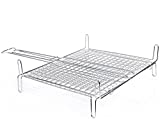 Filtex Graticola Parrilla Barbacoa Cromada Para Carne Asada A La Parrilla 40X45 Cm