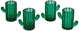 Excelsa Cactus Set 4 Bicchieri da Liquore, Vetro