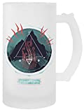 Montaña Triángulo Taza de cerveza transparente Hombres Mujeres Taza Cerveza