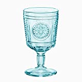 Set de 6 Copas de Vidrio Vintage 32cl Bormioli Romantic Blue Candy