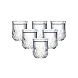 Miller Rock Vasos de agua Heavy Duty Hecho a máquina Copa de vino Copa de vino sin plomo Copa de vino casera 50ml Set 6 piezas