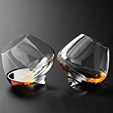Vaso de whisky oscilante, vasos de licor de whisky, vaso de ron, copas de cóctel personalizadas, copa de vino, cristal de Borgoña, copa de brandy, copa de coñac