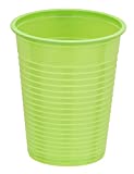 Vasos party line 200cc 50uds verde manzana