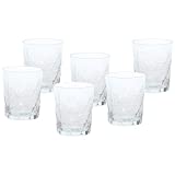 Tognana Just Pack de 6 Vasos, 0,34 Litros, Vidrio