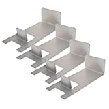 BBQ-Toro Juego de extensión de parrilla de acero inoxidable (4 piezas) |  apto para grill y aro para pizza Ø 57 cm |  Accesorio ideal para barbacoas de bola, gas, carbón y mucho más