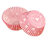 MEYYY Moldes para cupcakes, 100 moldes para muffins de alta temperatura, soporte para cupcakes, tazas desechables para hornear
