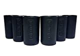 Jägermeister BLACK Shot - Set de 6 vasos de 2 cl, calibrados, color negro