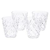 AmazonCommercial- Juego de 4 vasos de 250ml