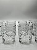 GLASSIA - SET 12 VASOS MELODY LISO 38 CL EN CRISTAL