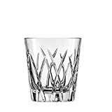 Arnstadtkristall ARNSTADT KRISTALL London - Vaso de whisky de vidrio soplado a mano 8,5 cm