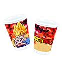 Comogiochi - Vaso plástico 200 ml Dragon Ball Z, Multicolor, 5CG82008