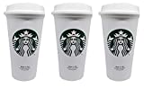Tazas de café y té de viaje reutilizables Starbucks 460 ml (paquete de 3) Modelo: Home & Kitchen