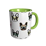Perro Bulldog vasos Tazas Regalos personalizados Taza de café divertida y tazas de café de cerámica frescas 11 Oz
