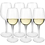 MICHLEY Copas de vino tinto de plástico 355ml Tritan-plastic White Wine Goblet Set de 6