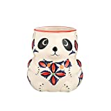 KYAM Tazas de Cafe Taza de cerveza Taza de café Tazas de cerámica de vidrio grueso hechas a mano únicas para dominar o barras 480ml / 16oz Taza de Te (Color: Multicolor)
