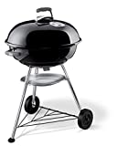Weber 1321004 - Barbacoa de carbón compacta, 57 cm, negra