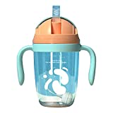 Timagebreze, botella de agua para bebé de 300ml, tazas para bebé, taza para beber hermética de aprendizaje para niños con pico verde