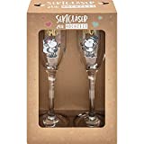 Sheepworld 47543 - Juego de copas de vino espumoso, 20 cl, caja de regalo