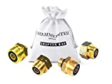 Drehmeister Adapter for Europe Juego de recolección de cilindros de gas - Conexión de aparatos KLF alemanes a cilindros de gas extranjeros - Nr 1-4 Completo
