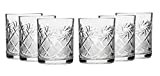 Whisky escocés de cristal tallado ruso Vodka Rocks vasos Old Fashioned Vintage
