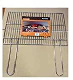 Parrilla Barbacoa Cromada 60x40 Con Asas Abatibles Mcz
