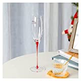 donghaibaihuopu Vino Copas de vino tinto Copa creativa Copa de champán Bar Bar Fiesta en el hotel Bebida en casa Accesorio de boda Regalo (Color: B 1pcs)