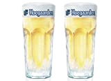 Vasos de cerveza, media pinta, Hoegaarden CE 250ml (juego de 2)