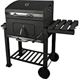 Activa - Gran barbacoa de carbón rectangular en acero inoxidable