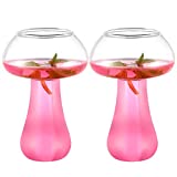 Generic 2 Piezas Cóctel Champiñones Copas de Cóctel 285ml por 285ml Copa de Bebida de Fiesta Copas de Champán Vasos de Batido Transparentes Vasos de Novedad