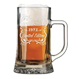 fashwork Jarra de Cerveza Personalizada 50 cl grabada con Nombre Frases Año Años Cumpleaños Idea de Regalo Personalizable papá Abuelo Tío Padrino Navidad San Valentín