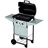 Piushopping Barbacoa de Gas con Piedra de Lava, Campingaz Expert - 2 Plus IT, Jardín Terraza Camping, 110x50x111 h
