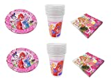 Party Store web by casa dolce casa Winx Club Coordinated DECORACIONES DE MESA Winx Party - Kit n° 7 CDC- (16 Platos, 16 Vasos, 20 SERVILLETAS)