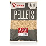 BBQ-TORO Pellets de Cerezo 100% madera de cerezo |  10kg |  Pellets de cereza para parrilla, ahumador, pellets para hornos de pizza o sistemas de calefacción |  Pellets Barbacoa (10.0)