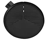 SUNTEC Placa de repuesto 42x42 [Placa con revestimiento antiadherente de 42 cm Ø, adecuada para BBQ-9462 y BBQ-9486, drenaje de grasa, resistencia revestida, máx.  1600W]