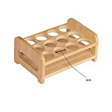 Copas de vino blanco y macetas Portabotellas de vidrio Madera de bambú Copas y macetas 11