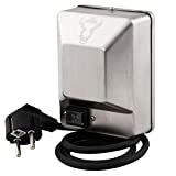 BBQ-Toro Motor de acero inoxidable para asador, asador y más, 2 rpm (revoluciones por minuto) - 50 Hz - 4 Watt