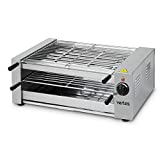 vertes Barbacoa eléctrica 3000 Watt (230 V, temperatura ajustable de forma continua hasta 520 °, superficie de parrilla 463 x 382 mm, rejilla 2X)