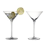 Miller Rock Vasos de agua Copas de cristal Elegantes vasos de cóctel soplados a mano para vasos 7oz 2pcs