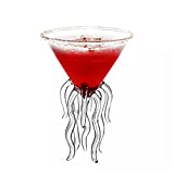 LNCHJUN Copa de vidrio transparente Copa de jugo de vidrio Copas de vidrio con tallo Combinación perfecta (Color: Clear, Size: 13x9cm)