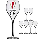 Rastal - Pack de 6 Copas Flauta de Cata con PESO Certificado 10 cl - MOD.  FRANCIACORTA - capacidad 42 cl.