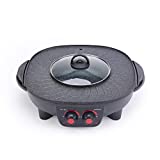 Olla caliente multifunción para barbacoa de doble olla, olla integrada, olla eléctrica, parrilla eléctrica para barbacoa, estándar europeo