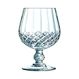 ECLAT Cristal d'Arques Longchamp Brandy en Copa, Claro, Paquete de 6, 32 cl